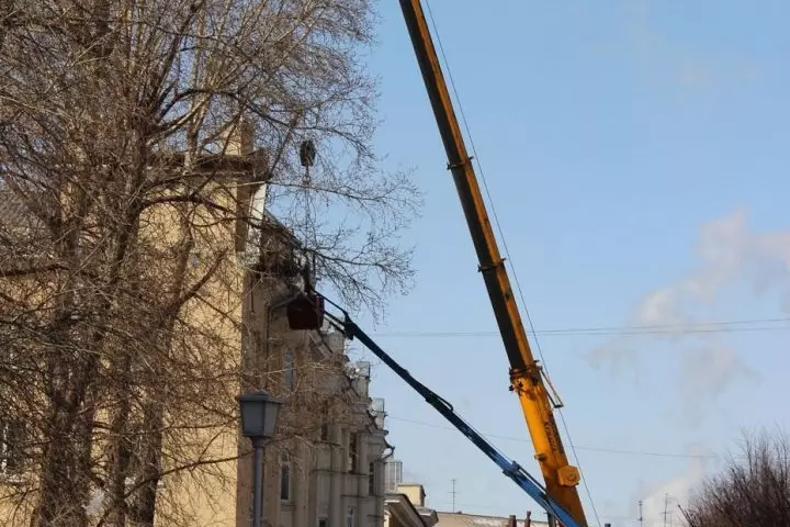 Фото: Обрушение башни на крыше в Кемерове 4