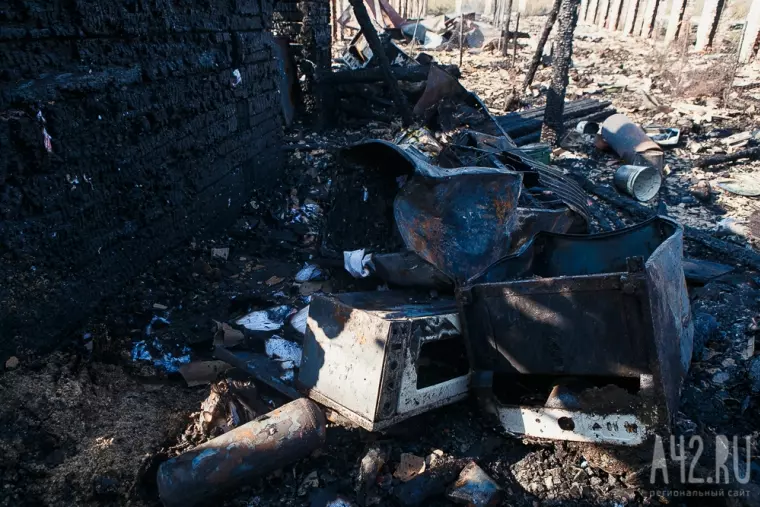 Фото: Пожар в кемеровском приюте для бездомных животных «Верный» 7