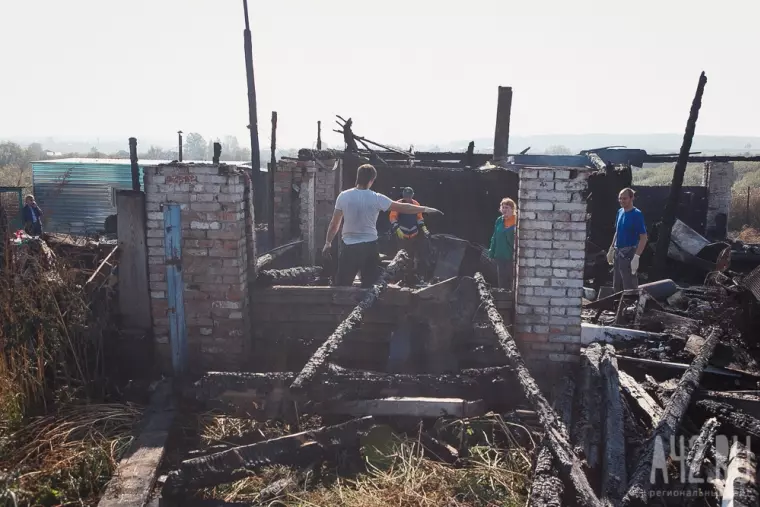 Фото: Пожар в кемеровском приюте для бездомных животных «Верный» 27