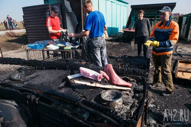 Фото: Пожар в кемеровском приюте для бездомных животных «Верный» 31
