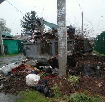 Фото: Кемеровчанин месяц не может добиться вывоза мусора в Кировском районе 1