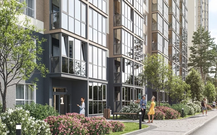 Современная придомовая территория квартала «Сосновый бор» – это гарантия комфорта и безопасности жильцов