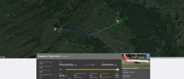 Фото: Авиарейс из Сочи не смог приземлиться в Кемерове, пассажиры провели в самолёте почти 10 часов 1