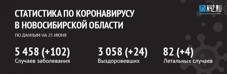 Фото: Коронавирус в Новосибирской области: актуальная информация на 25 июня 1