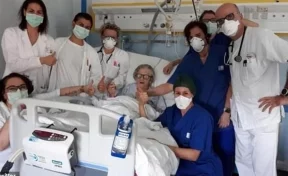 В Италии врачам удалось вылечить от коронавируса 95-летнюю пациентку