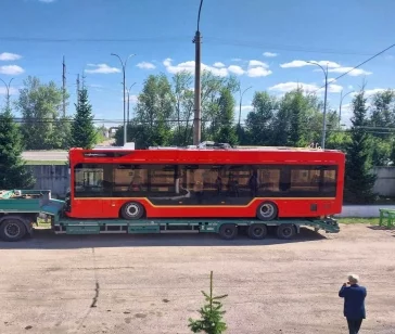 Фото: Партия новых троллейбусов поступила с завода в Кемерово 2