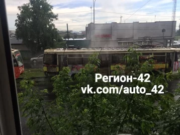 Фото: В Кемерове произошёл пожар в трамвае 1