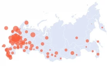 Фото: Количество больных коронавирусом в России на 10 апреля 1