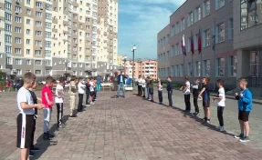 320 школьников прошли первые испытания в Кемеровское президентское кадетское училище