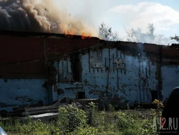 Фото: На территории «ЗЭТЫ» в Кемерове произошёл крупный пожар 4