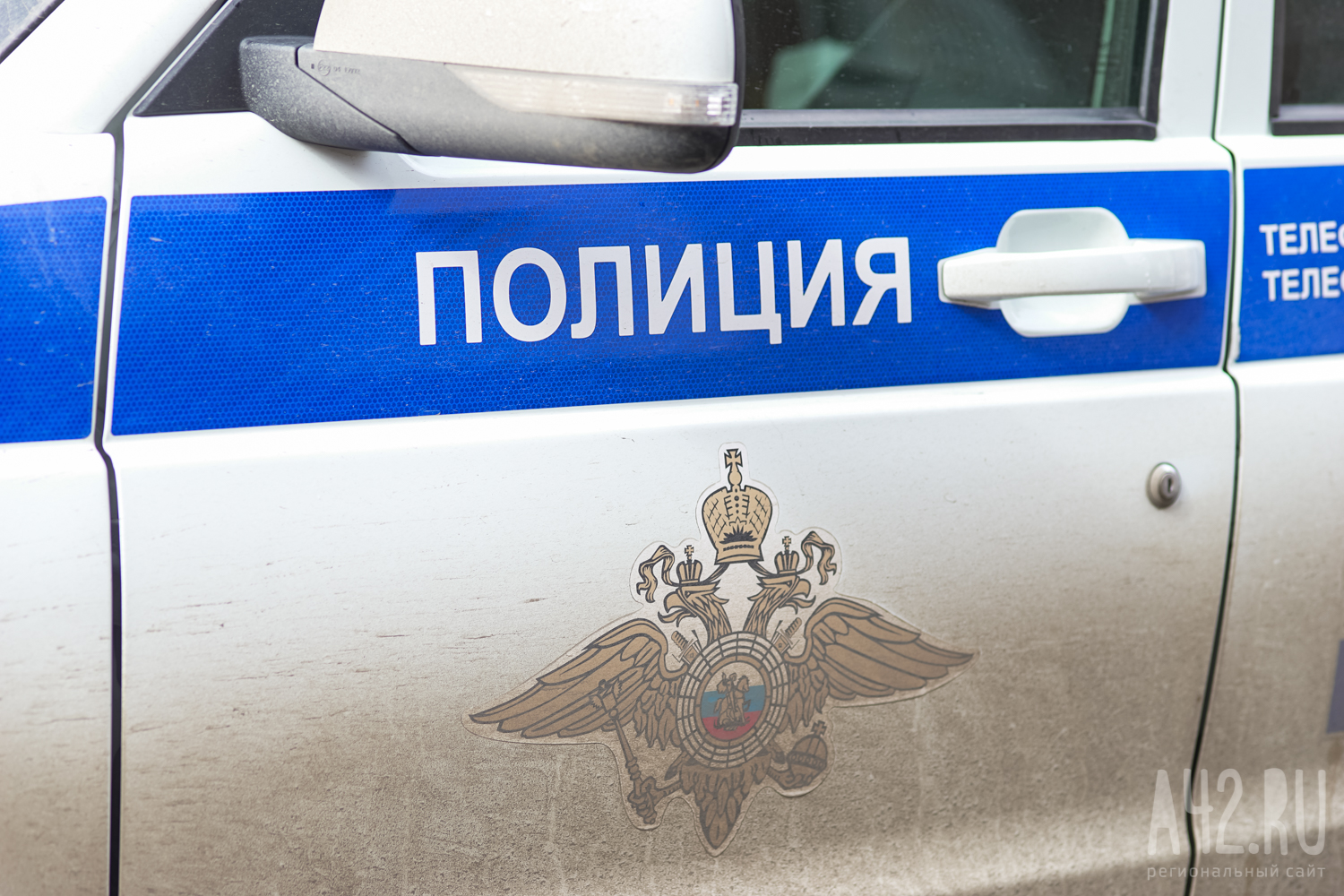 Полицейские организовали проверку из-за повреждения машины, припаркованной на Октябрьском проспекте в Кемерове