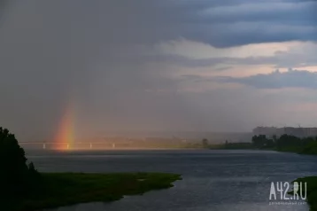 Фото: В Сети опубликовали фото двойной радуги в Кемерове 1