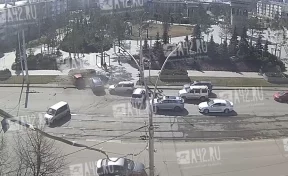 В ГАИ прокомментировали массовое ДТП в Кемерове возле Парка Ангелов