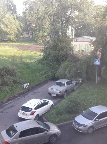 Фото: Кемеровчане делятся в соцсетях снимками последствий ночного урагана 3