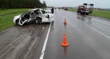 Фото: Водитель без прав устроил ДТП на кузбасской трассе: один погиб, трое пострадали 1