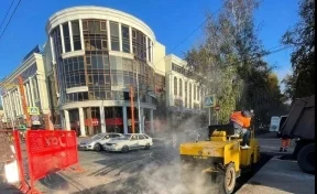 В Кемерове завершились работы на теплосетях на перекрёстке Советский — Кирова