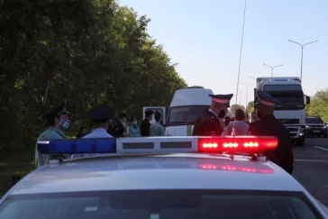 Фото: В МВД рассказали подробности ареста шести автомобилей на трассе Кемерово — Ленинск-Кузнецкий 2