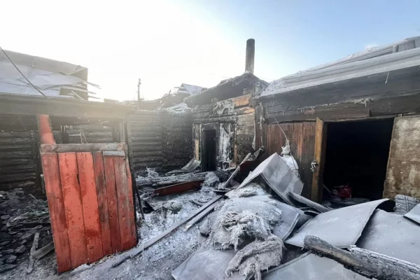 Двое взрослых и двое детей погибли в результате пожара в Алтайском крае