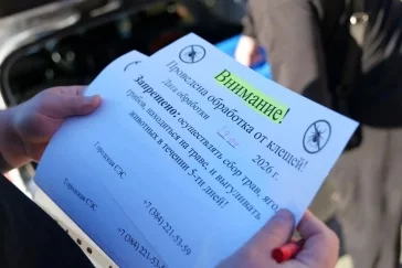 Фото: В Кемерове началась обработка парков, скверов и кладбищ от клещей 2