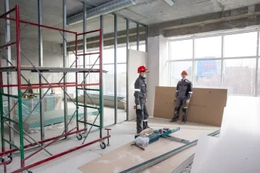 Фото: Сергей Цивилёв проверил ход строительства нового здания налоговой инспекции в Кемерове 4