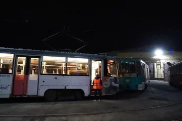Фото: В Кемерове автобусы, трамваи и троллейбусы проверили на готовность к морозам 1