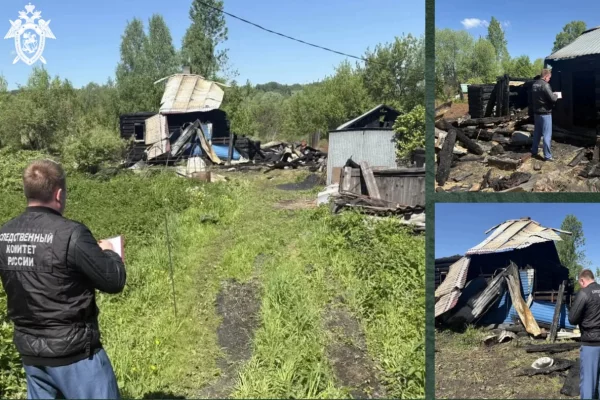 В Кузбассе 64-летний мужчина погиб на пожаре в собственном доме