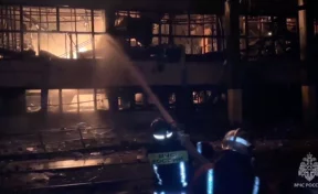 Мощный пожар в Ярославле локализовали на 3 500 квадратных метрах