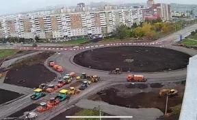 В Кемерове открыли проезд по кольцевой развязке на проспекте Химиков