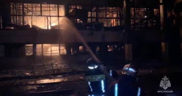 Фото: Мощный пожар в Ярославле локализовали на 3 500 квадратных метрах 1