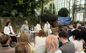 Комитет по развитию женского предпринимательства провёл пресс-конференцию в Ботаническом саду в Кемерове