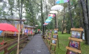 В Новокузнецке появилась Аллея парящих зонтиков