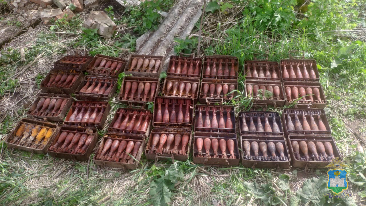 В погребе умершего россиянина нашли 140 миномётных мин 