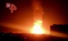 В Сети появилось видео мощного взрыва газопровода в Сирии 