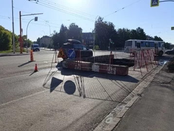 Фото: В СГК назвали дату окончания работ на Красноармейской улице в Кемерове 1