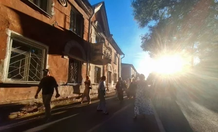 Поймать эмоцию города: как прошла необычная прогулка по старому центру Кемерова