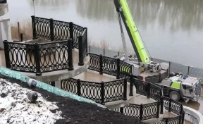 Дмитрий Анисимов показал новые балконы на старой набережной Томи в Кемерове