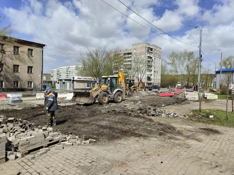 Фото: Мэр Новокузнецка: на улице 1 Мая началось благоустройство 3