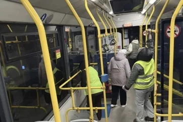 Фото: В Кемерове автобусы, трамваи и троллейбусы проверили на готовность к морозам 2