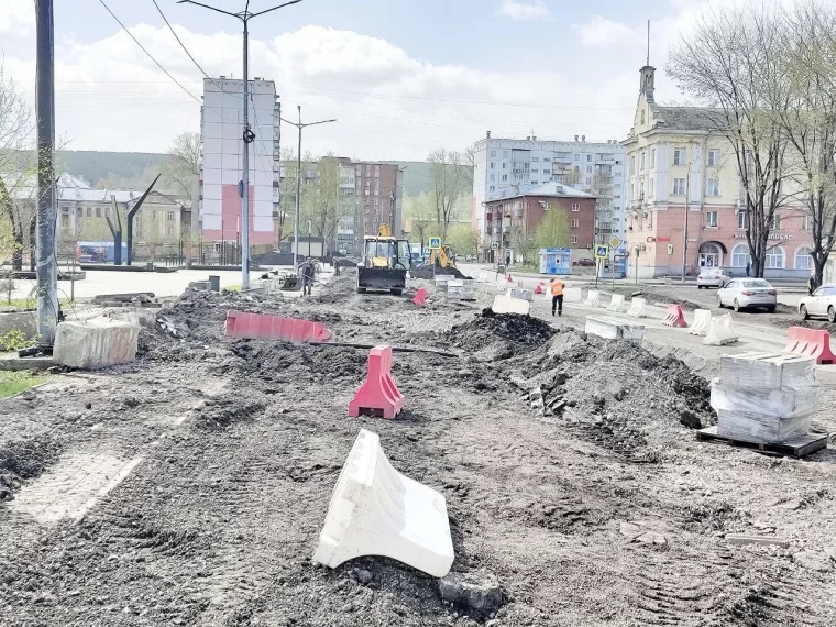 Фото: Мэр Новокузнецка: на улице 1 Мая началось благоустройство 5