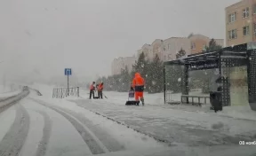 В Кемерове дорожники переведены на круглосуточный режим работы из-за снегопада