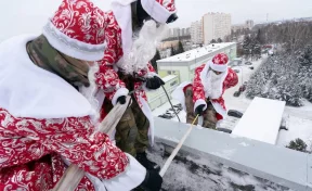 «Волшебный десант» Дедов Морозов спустился к детям в кемеровскую больницу