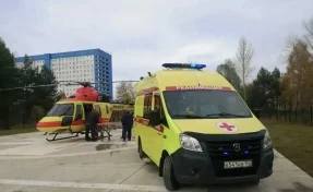 В Кемерове у кардиодиспансера появилась собственная вертолётная площадка