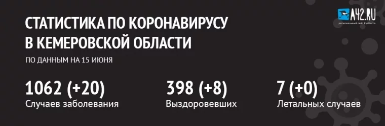 Фото: Коронавирус в Кемеровской области: актуальная информация на 15 июня 1