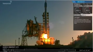 Фото: Falcon 9 вывела на орбиту спутник для обеспечения самолётов Wi-Fi 1