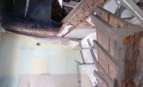 Прокуратура начала проверку из-за обрушения потолка в жилом доме в Кузбассе