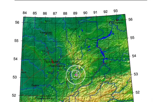 В Кузбассе произошло землетрясение магнитудой 2,8