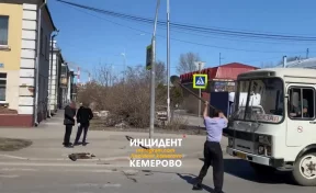 В Кемерове полицейские установили личность мужчины, напавшего с лопатой на автомобили