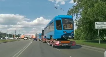 Фото: Три новых трамвая прибыли в Новокузнецк 2