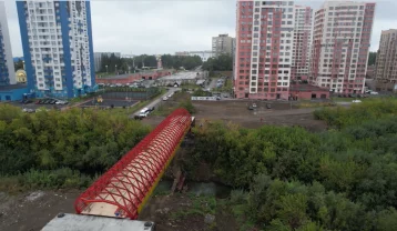 Фото: Степень готовности «хрустального» моста в Кемерове показали на видео 1