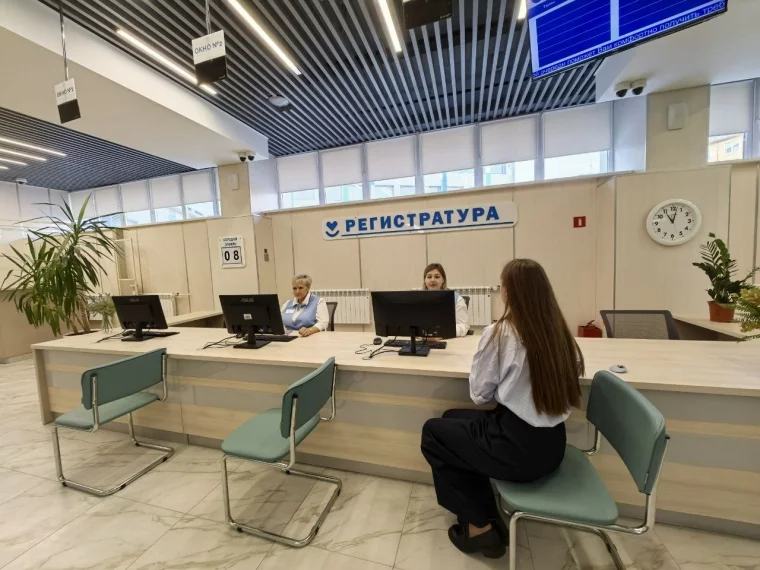 Фото: В Кемерове завершился ремонт в поликлинике №5, начатый в 2021 году 4